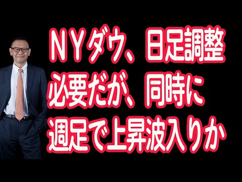 【1/22 ＮＹ市場急伸。】トランプ相場の仕上げ第一段。日足過熱、週足で上昇波。【30年現役マネージャーのテクニカルで相場に勝つ】