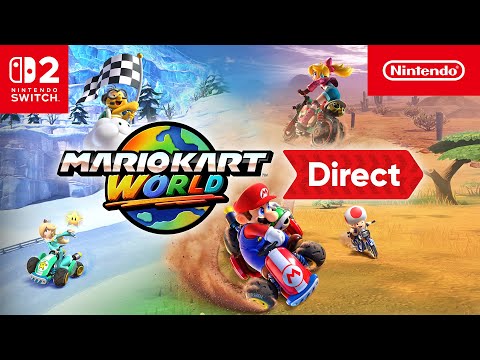 Mario Kart World Direct 4.17.2025