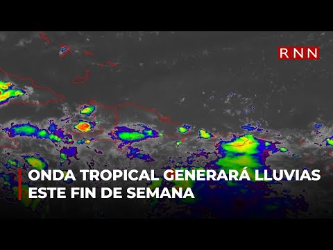 Onda tropical generará aguaceros este fin de semana