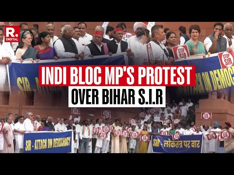 Monsoon Session 2025 LIVE: INDIA Bloc MPs Stage Massive Protest Outside Parliament Over Bihar S.I.R