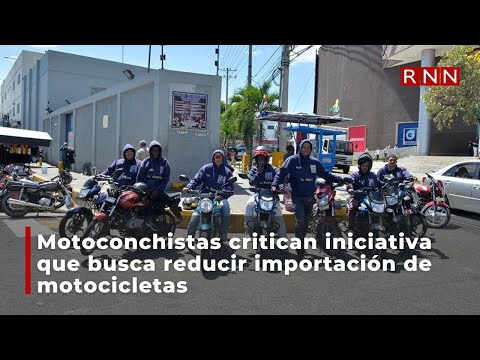 Motoconchistas critican iniciativa que busca reducir importación de motocicletas