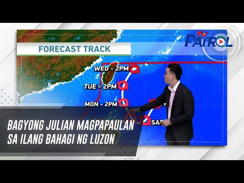 Bagyong Julian magpapaulan sa ilang bahagi ng Luzon | TV Patrol