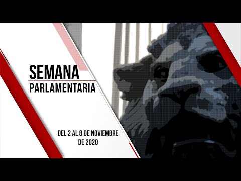 Semana Parlamentaria (del 2 al 8 de noviembre de 2020)