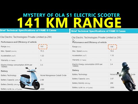 Mystery of Ola S1 Electric Scooter - 141 km Range | Ola S1 Pro