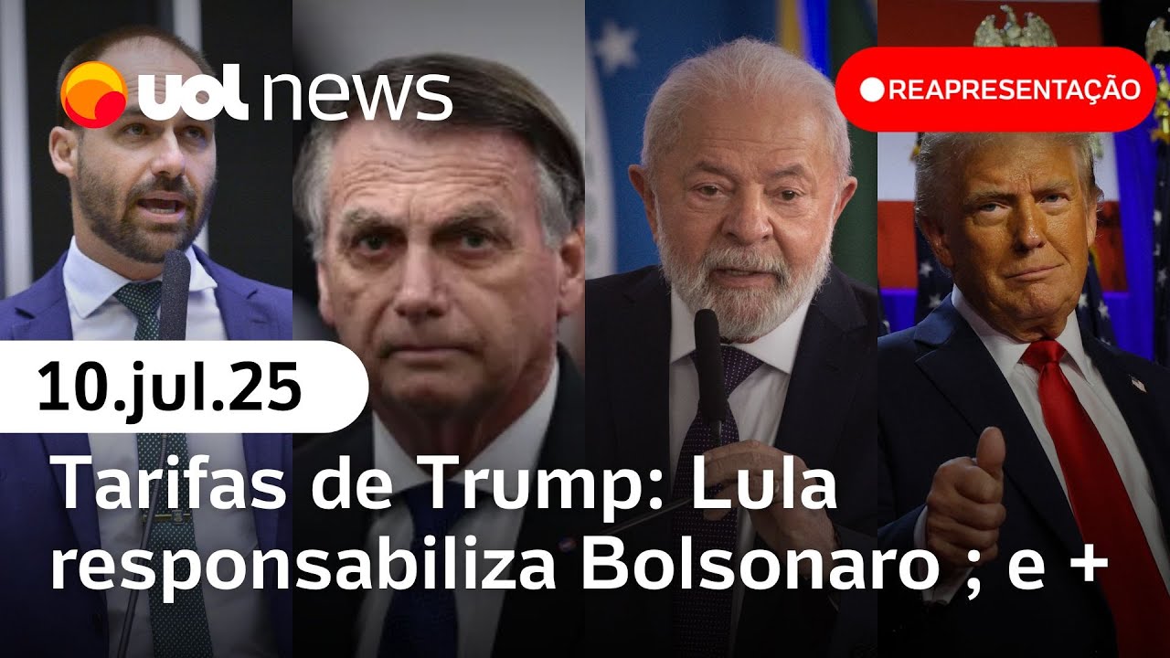 Lula Bolsonaro deve assumir responsabilidade por tarifas de Trump PSOL pede prisão de Eduardo e +