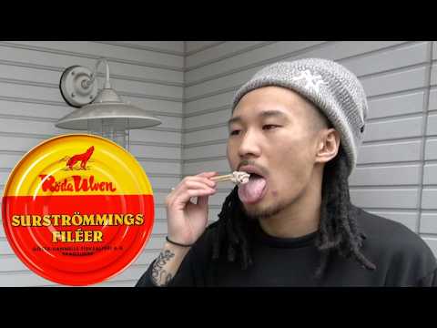 【笑ったら即食べる】世界一臭いシュールストレミングが地獄すぎたwww