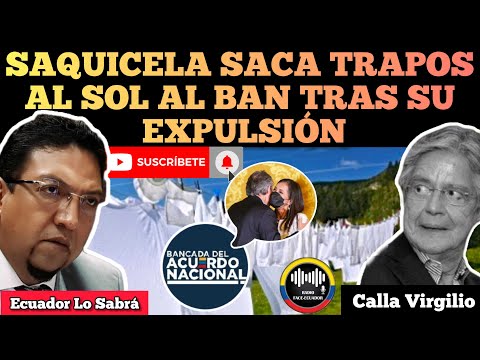 VIRGILIO SAQUICELA SACA LOS TRAPOS SUC10S A LASSO  Y AL BAN LUEGO DE SU EXP.ULS10N DEL BLOQUE RFE TV