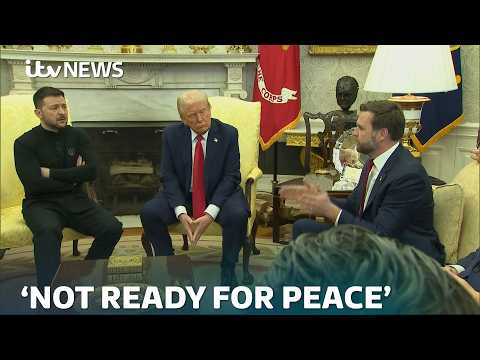 Zelenskyy's White House visit cut short after extraordinary row with Trump | ITV News