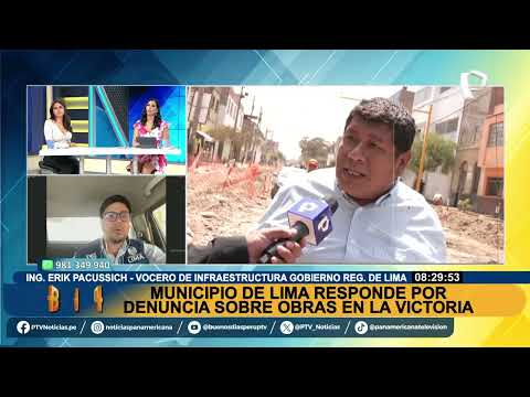 BDP Municipio de Lima responde por obras en La Victoria