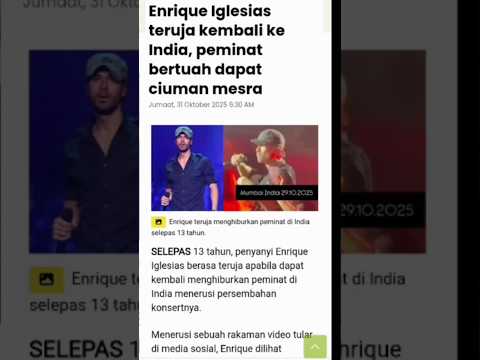 Info Selebriti.|Teruja Kembali.