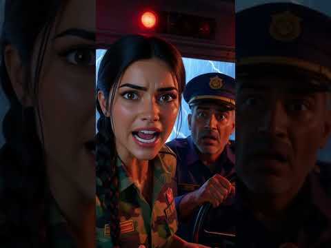 female indian army soldier pull manual brake of train and save passenger lives #indianarmy#ai#facts