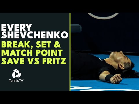 CLUTCH TENNIS: EVERY Shevchenko Break, Set & Match Point Save In Win vs Fritz! | Basel 2023