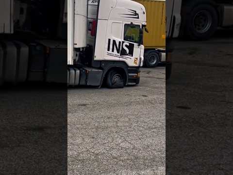 Limping truck! 🤕🚛  Alexandru Matei #truckdriver #lkw #camion #scania #fahrer #ets2 #hgv #job #work