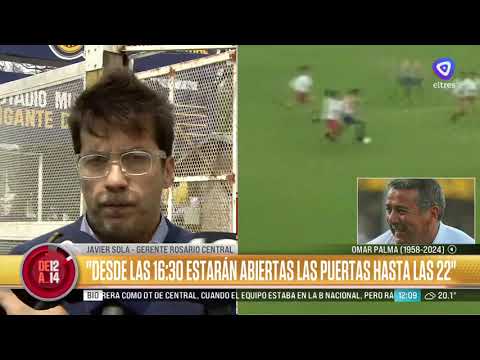 Omar Palma será velado en el Gigante de Arroyito