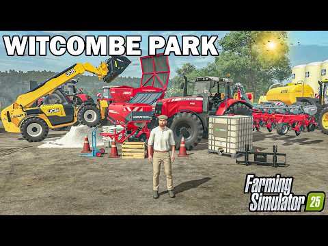 ALONE vs The FARM! Feeding Cattle, Prepping FIELDS │Witcombe Park Farm Map│Farming Simulator 25