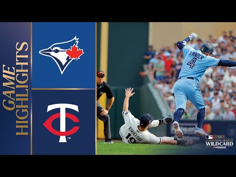 Blue Jays vs. Twins Wild Card Game 1 Highlights (10/3/23) | MLB Highlights video clip
