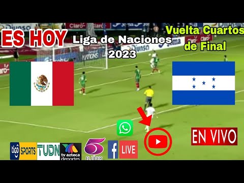 México vs. Honduras en vivo, donde ver, a que hora juega México vs. Honduras Concacaf 2023