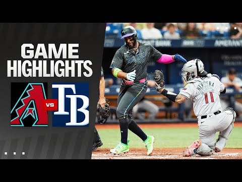 D-backs vs. Rays Game Highlights (8/17/24) | MLB Highlights