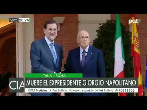 Muere expresidente Giorgio Napolitano
