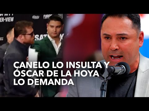 Canelo Álvarez es demandado por Óscar de la Hoya