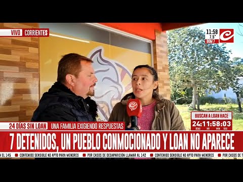 Hablan los vecinos de Loan: estamos bastante tristes, nunca pasó esto acá