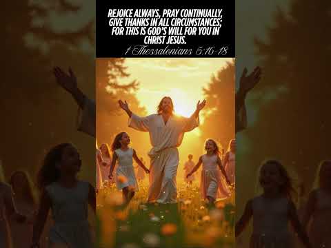 Rejoice Always and Give Thanks  1 Thessalonians 516–18 #victoryinjesus #christianlife #bibleverse