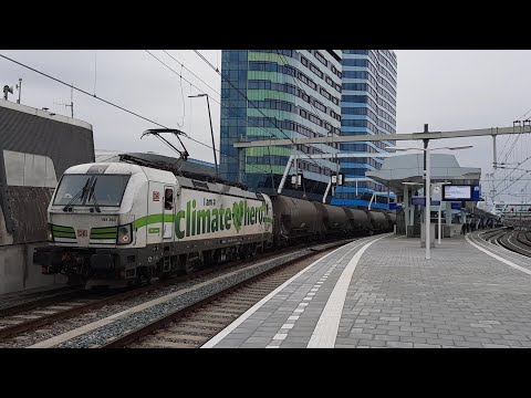 DB 193 363(I Am a Climate-Hero) vertrekt met TOETER en aluoxide uit Arnhem Centraal