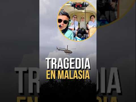 Conmoción en MALASIA: cae un helicóptero sanitario y mueren 5 personas