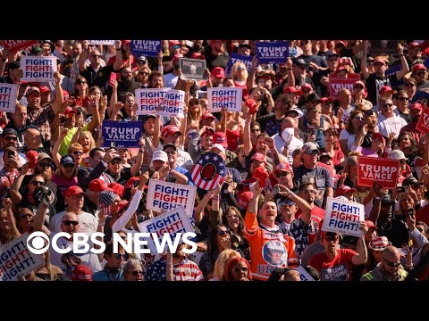 Supporters wait for Trump's return to Butler, Pennsylvania, sight of 1st assassination attempt