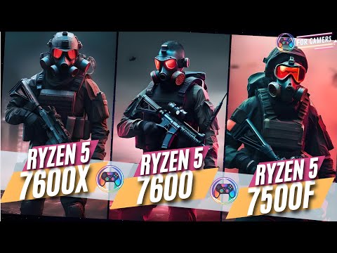 RX 9070XT + Ryzen 5 7500F vs 7600 vs 7600X | 1080p, 1440p, 4K FSR4 Benchmarks | AMD Gaming Test