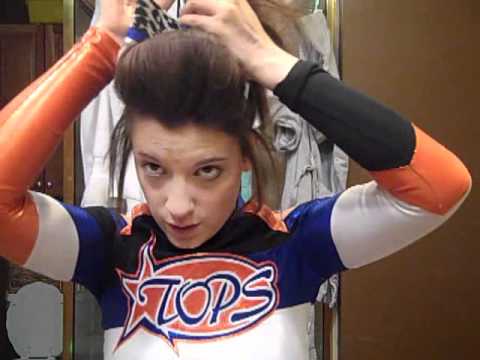 Allstar cheer hair and makeup!