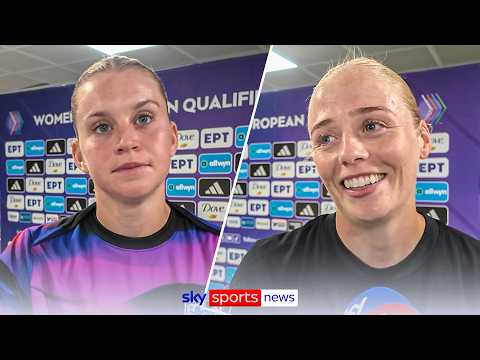 "I played for the Lionesses which is really special" | Russo, Fisk &amp; more react after Greece win