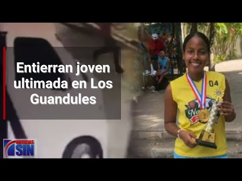 Entierran a joven de 14 años ultimada en Los Guandules