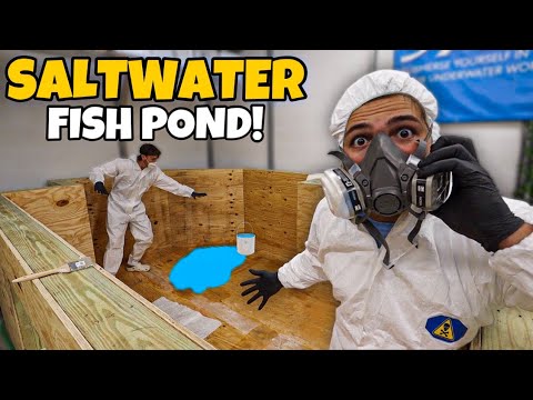 Building My 4000G SALTWATER POND!! Its timeeeeee!! Building my saltwater pond has officially begun, and it is NOT an easy task! But we 