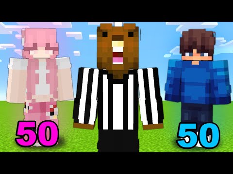 50 HOLEK vs 50 KLUKŮ v Minecraftu