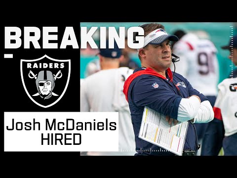BREAKING: Raiders Hire Josh McDaniels as New Head Coach video clip