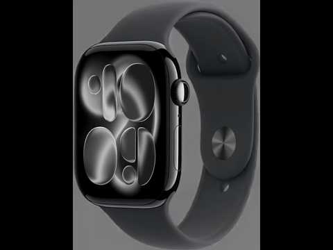 Jet Black Apple Watch Series 11 46mm – Premium Fitness & Health Power ⌚✨ #applewatch #applestraps