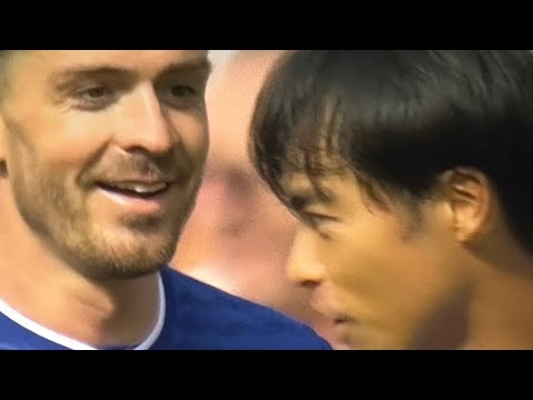 ブライトン対エヴァートンを見る三笘男子