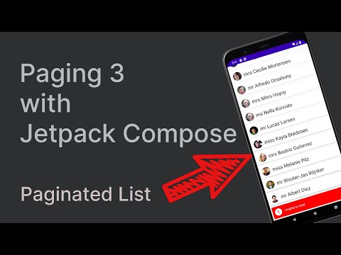 Pagination in Jetpack Compose using Paging 3