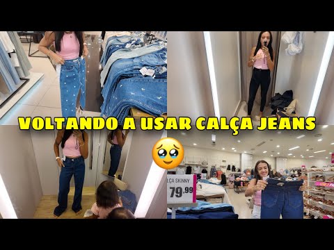 DEPOIS DE ELIMINAR 23 KG VOLTANDO A USAR CALÇA JEANS | COMPRANDO ROUPA NOVA |VÁRIOS PROVADORES| Dani