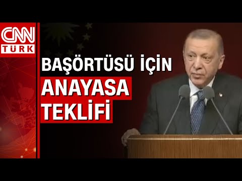 Cumhurbaşkanı Erdoğan: Bu temel hakkı anayasal güvence altına alacağız