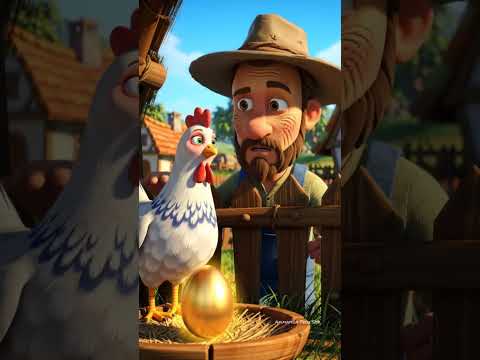 गरीब किसान और जादुई मुर्गी 🐔✨ | The Poor Farmer & The Magical Chicken#ai#youtubeshorts