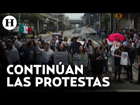 Trabajadores del Poder Judicial continúan manifestaciones a horas de que pueda aprobarse la reforma