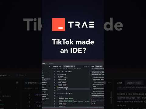 TikTok made an IDE to rival Cursor!?