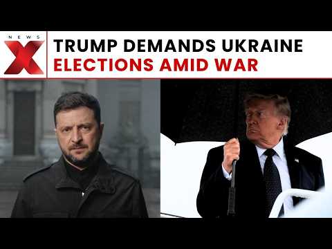Trump Says Ukraine Should <strong>Hold</strong> Elections Amid Ongoing Russia Ukraine War