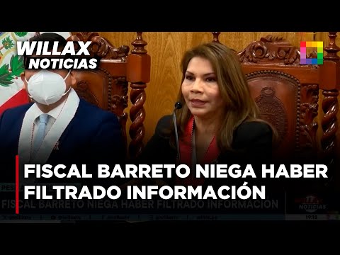 Willax Noticias - SET 30 - FISCAL BARRETO NIEGA HABER FILTRADO INFORMACIÓN | Willax