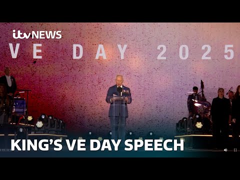King calls for global commitment to peace at VE Day 80th anniversary concert | ITV News