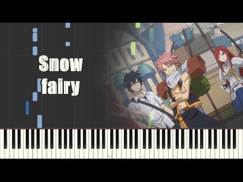 Fairy Tail Opening 1 - Snow fairy (Piano Synthesia Old Ver.)
