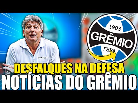 Problemas para Renato! Grêmio Tem Desfalques na Zaga para o Jogo com o São Paulo pelo Brasileirão