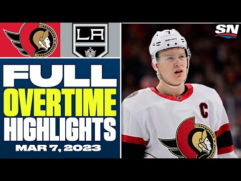 Ottawa Senators at Los Angeles Kings | FULL Overtime Highlights - March 7, 2024